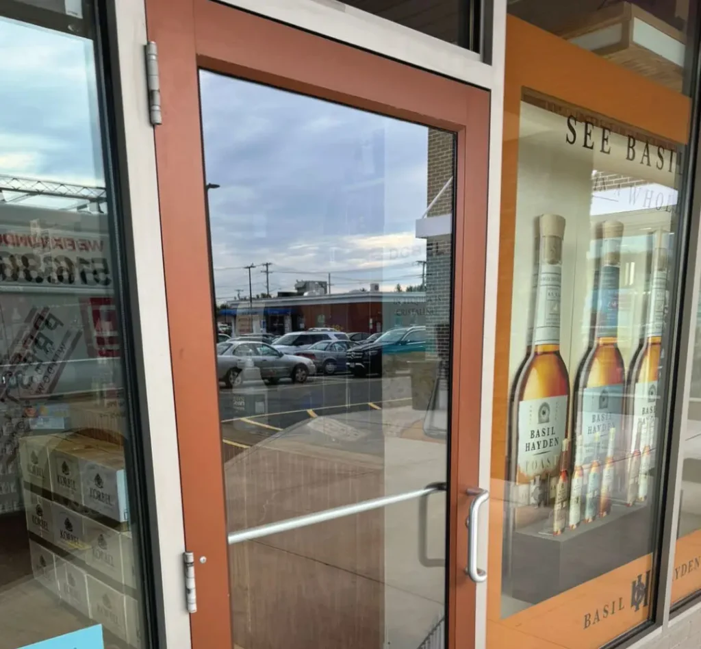 After Store Front Glass Replacement