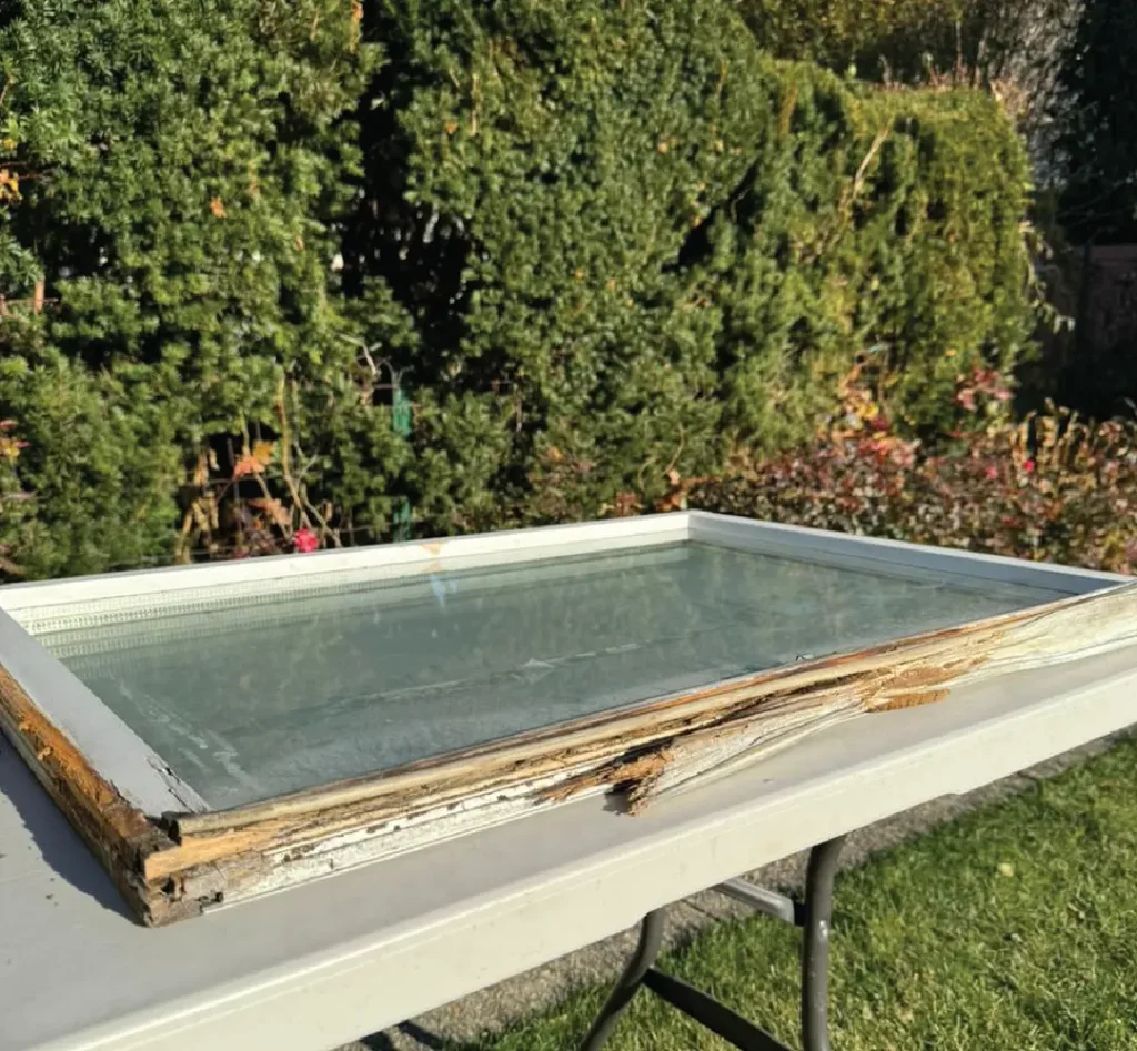 Before Wood Window Repair