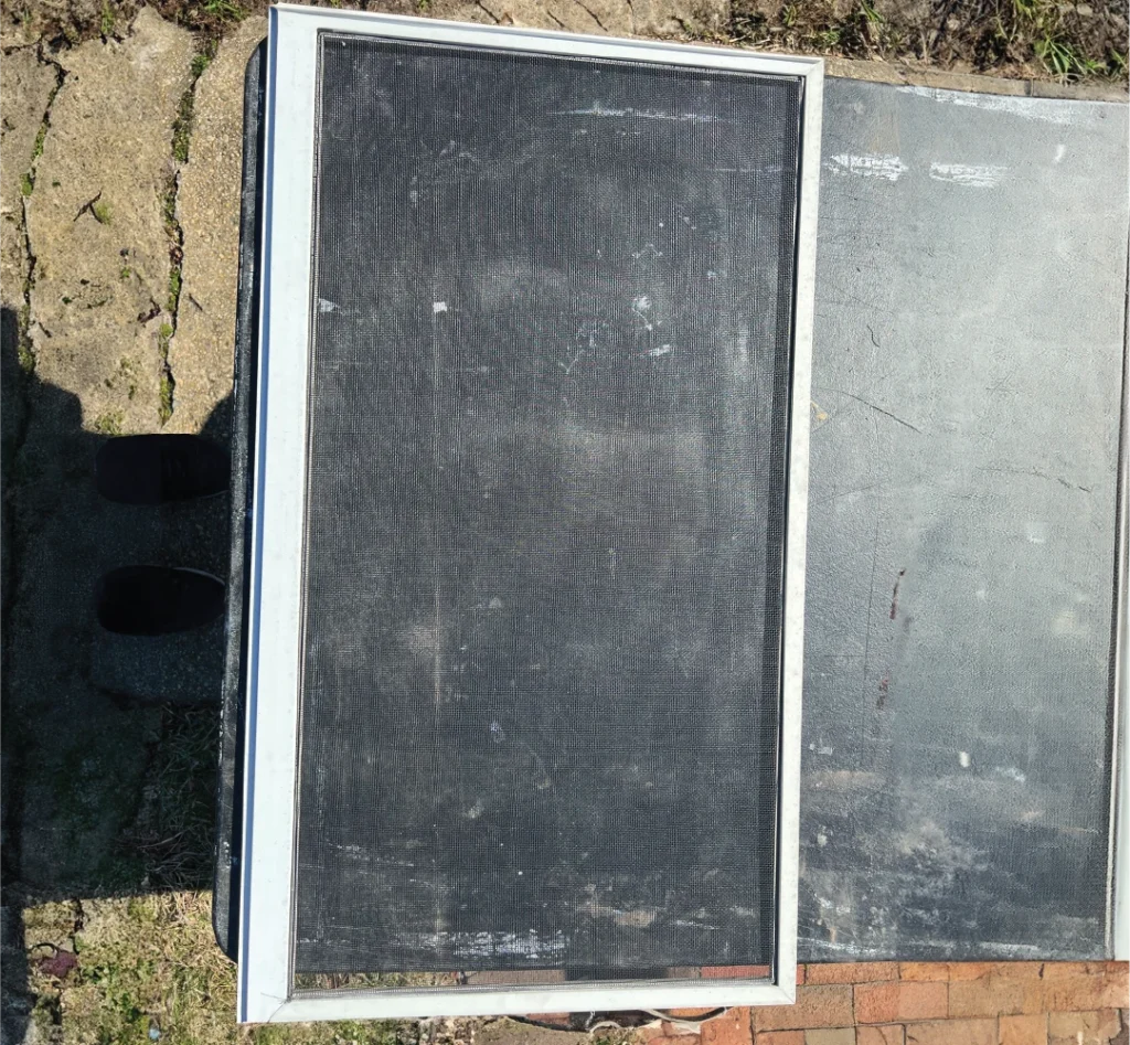 After Window Screen Repair