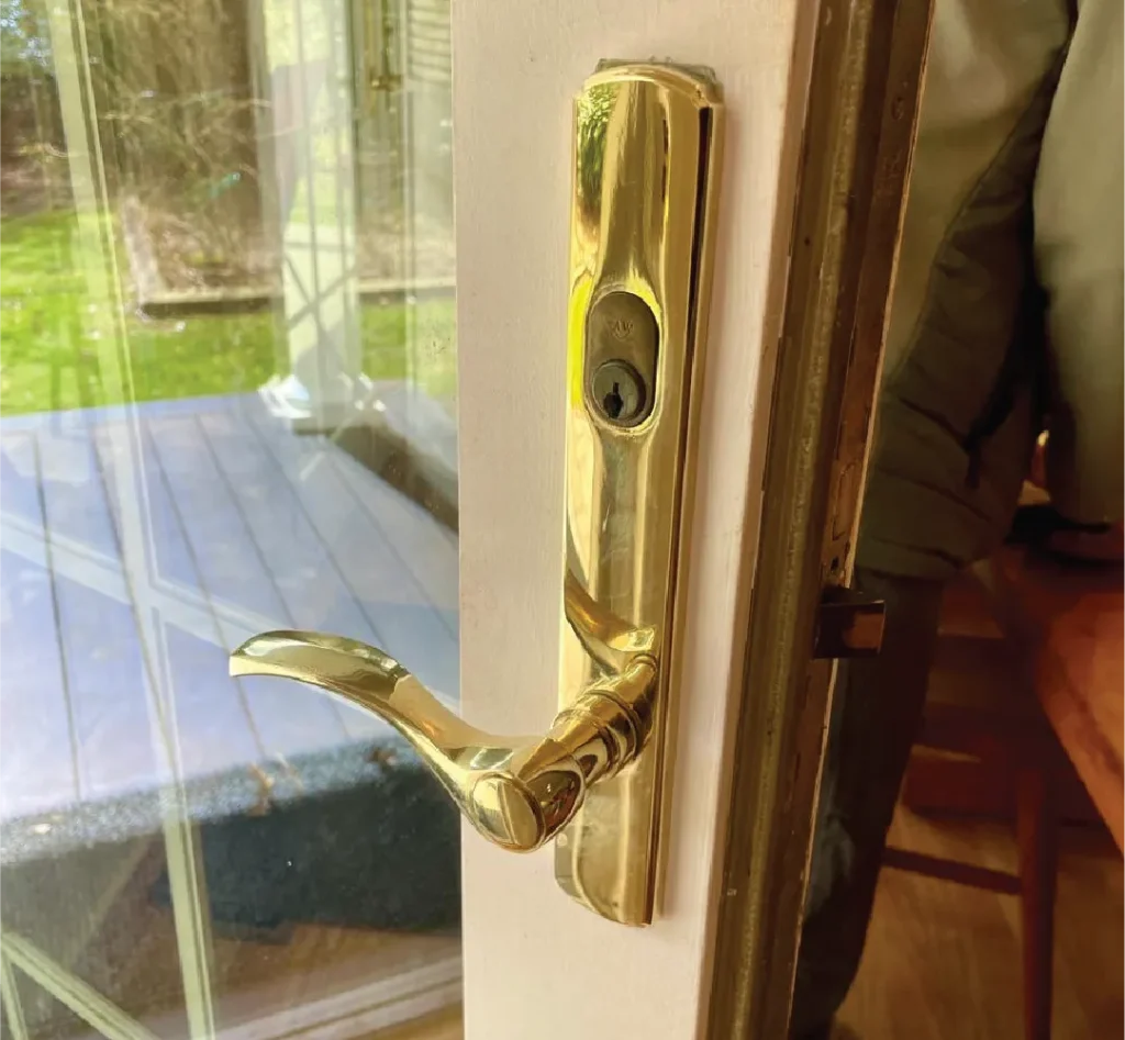 After Andersen Door Handle Replacement