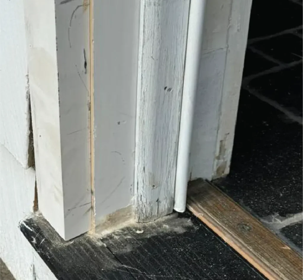 After Dutch Door Rotten Sill Repair
