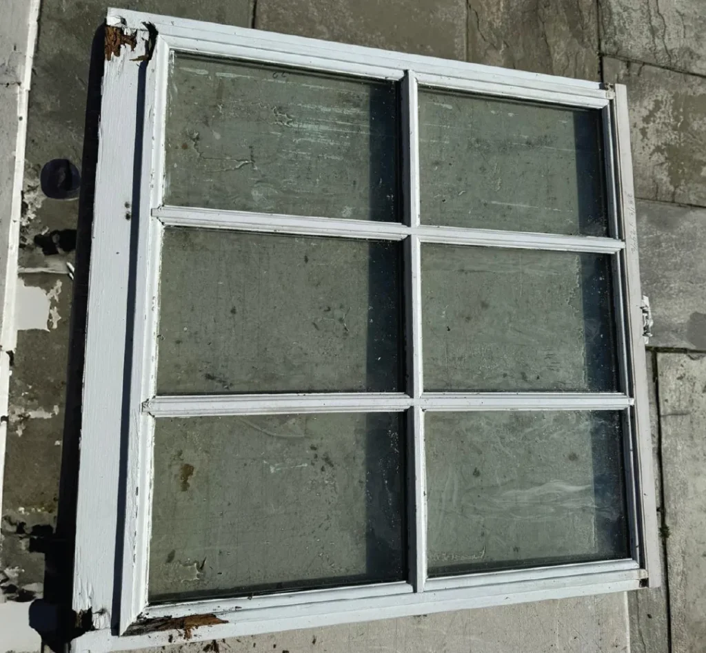 Before Rotten Wood Window Repair
