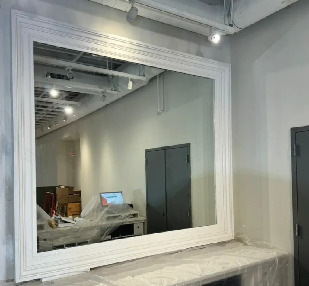 After Wall Mirror Installation