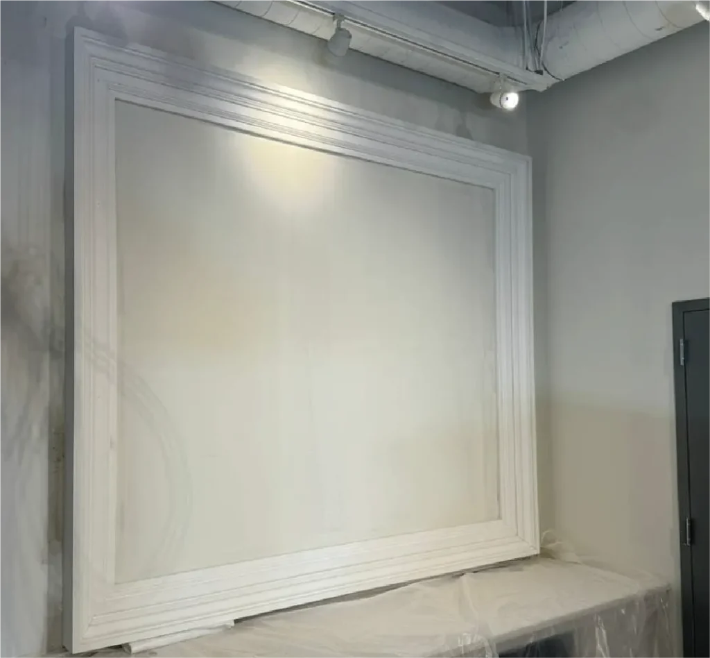 Before Wall Mirror Installation