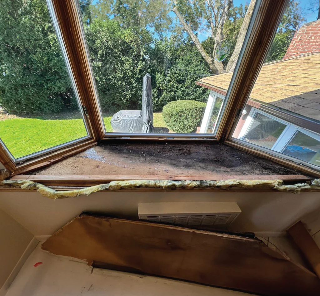 Before Andersen Window Sill Repair