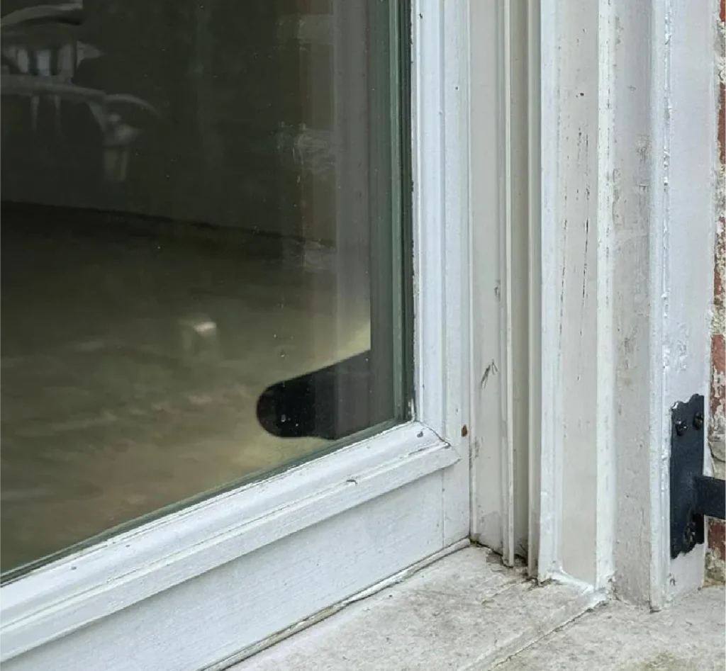 After Wood Window Molding Restoration