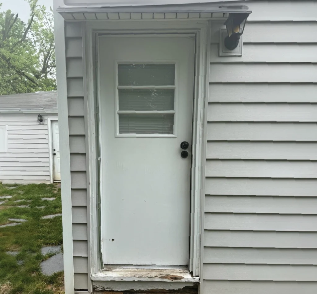 Before Storm Door Installation and Adjustment across Long Island, NY - before