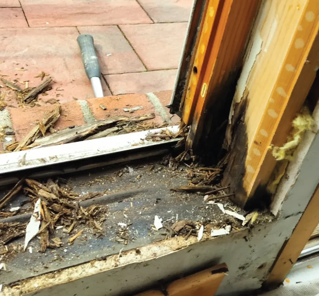 Before Rotten Window Repair