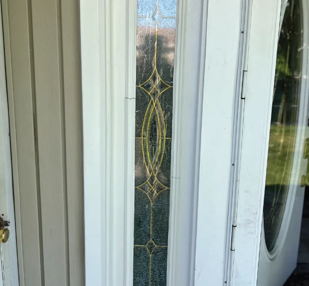 Before Side Light Glass Replacement