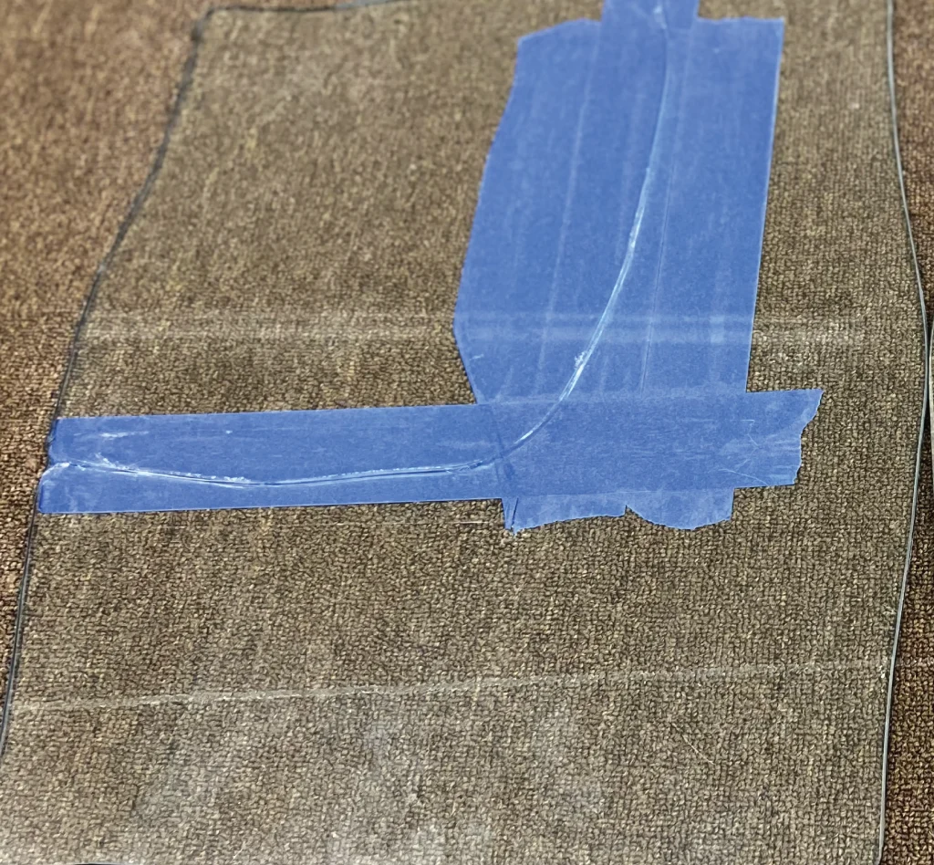 Before Custom Glass Cutting