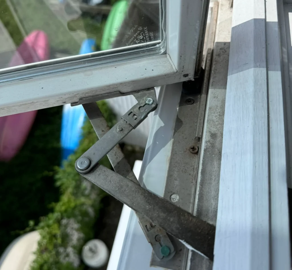 Before Window Mechanism Replacement