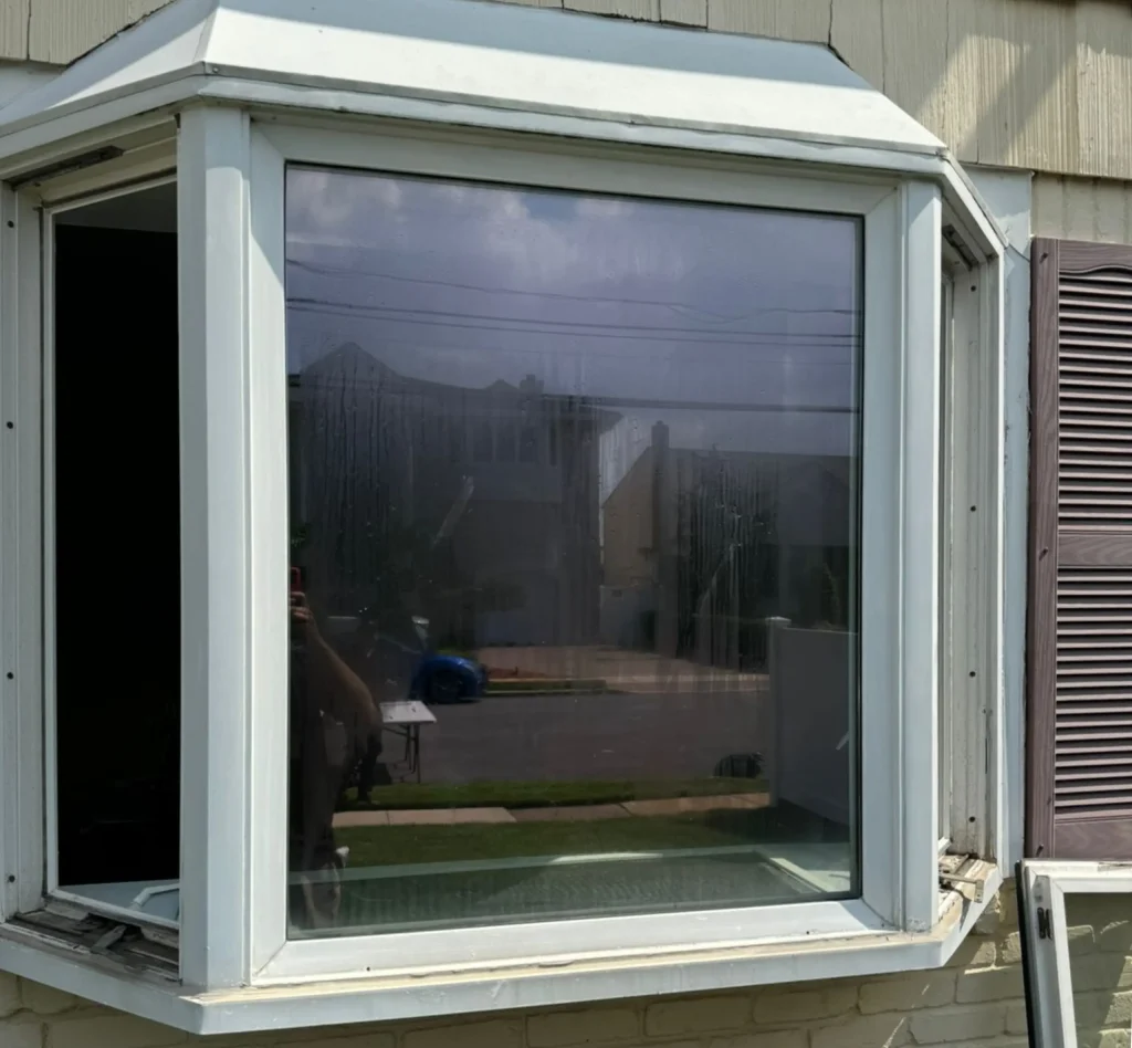 Before Foggy Window Glass Replacement