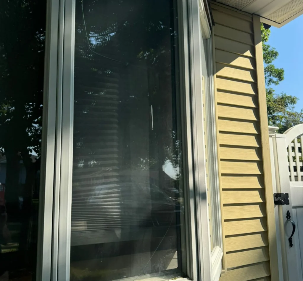 Before Window Glass Replacement