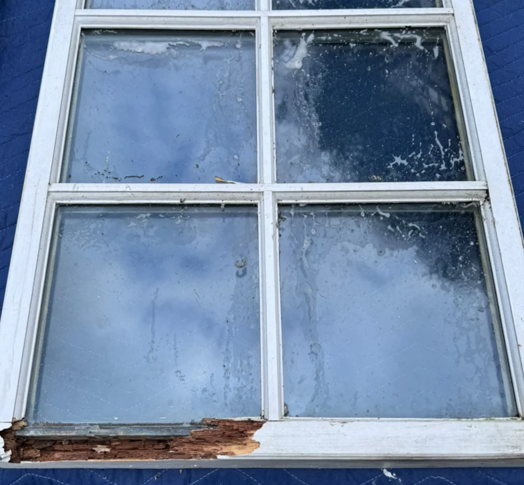 Before Wood Window Repair