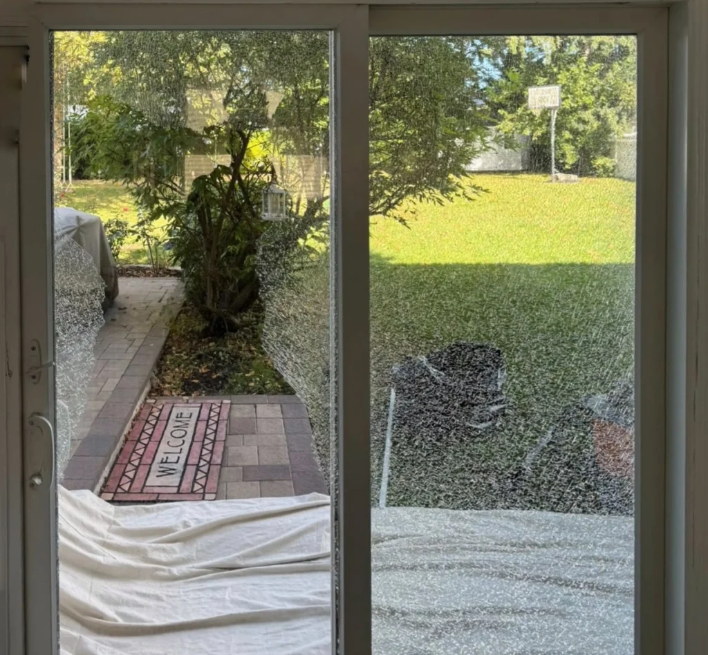 Before Door Glass Replacement