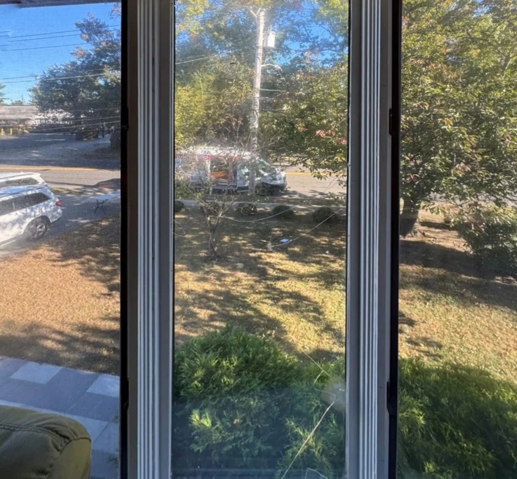 Before Window Glass Replacement