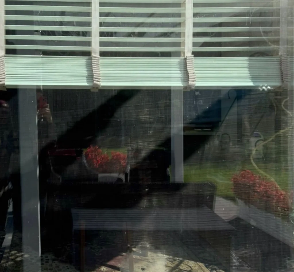 Before Window Glass Replacement