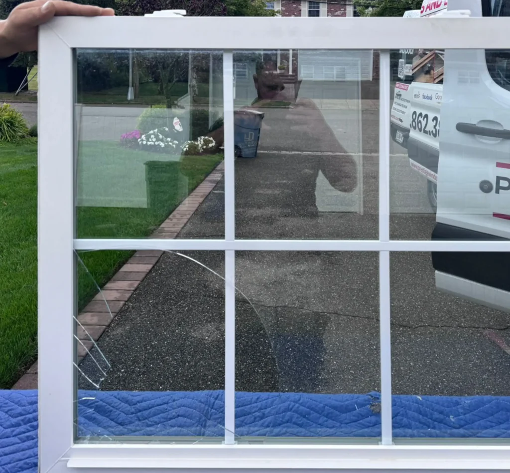 Before Window Glass Replacement