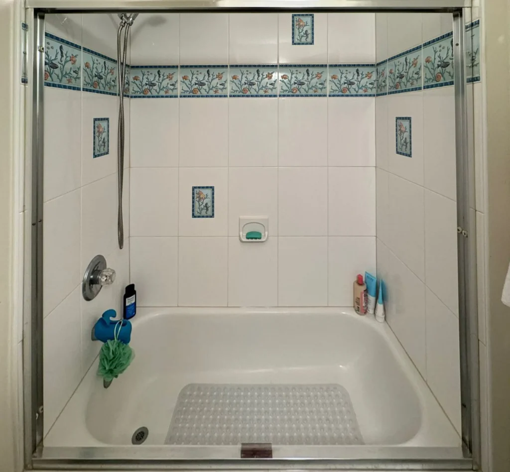 Before Glass Shower Doors Installation