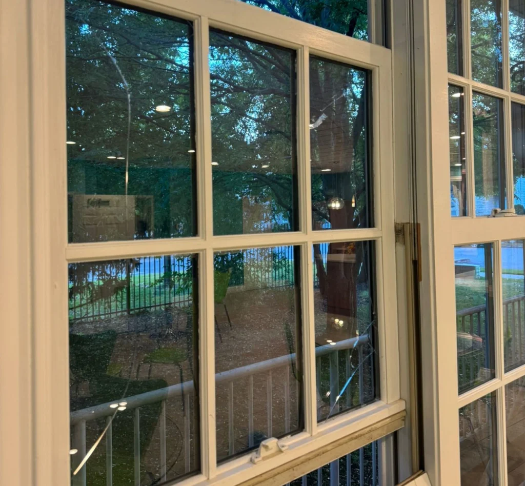 Before Window Glass Replacement