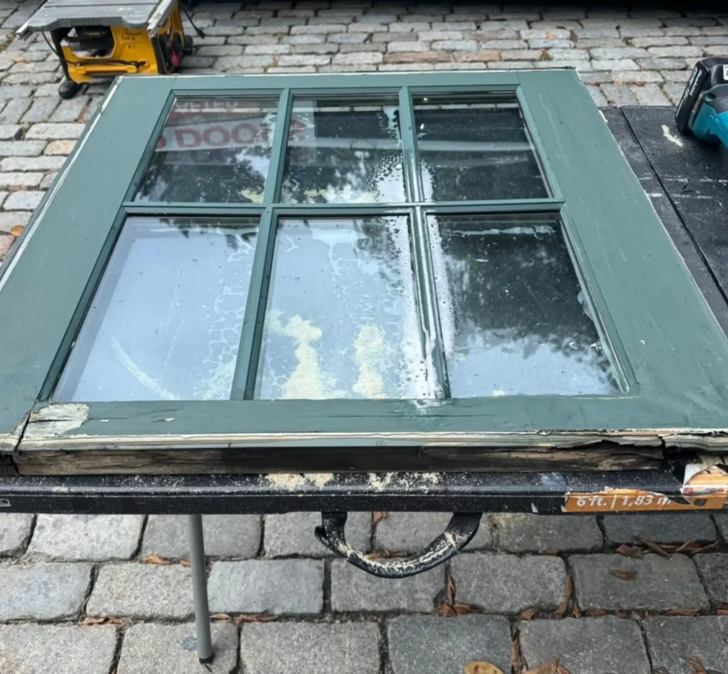 Before Rotten Window Repair