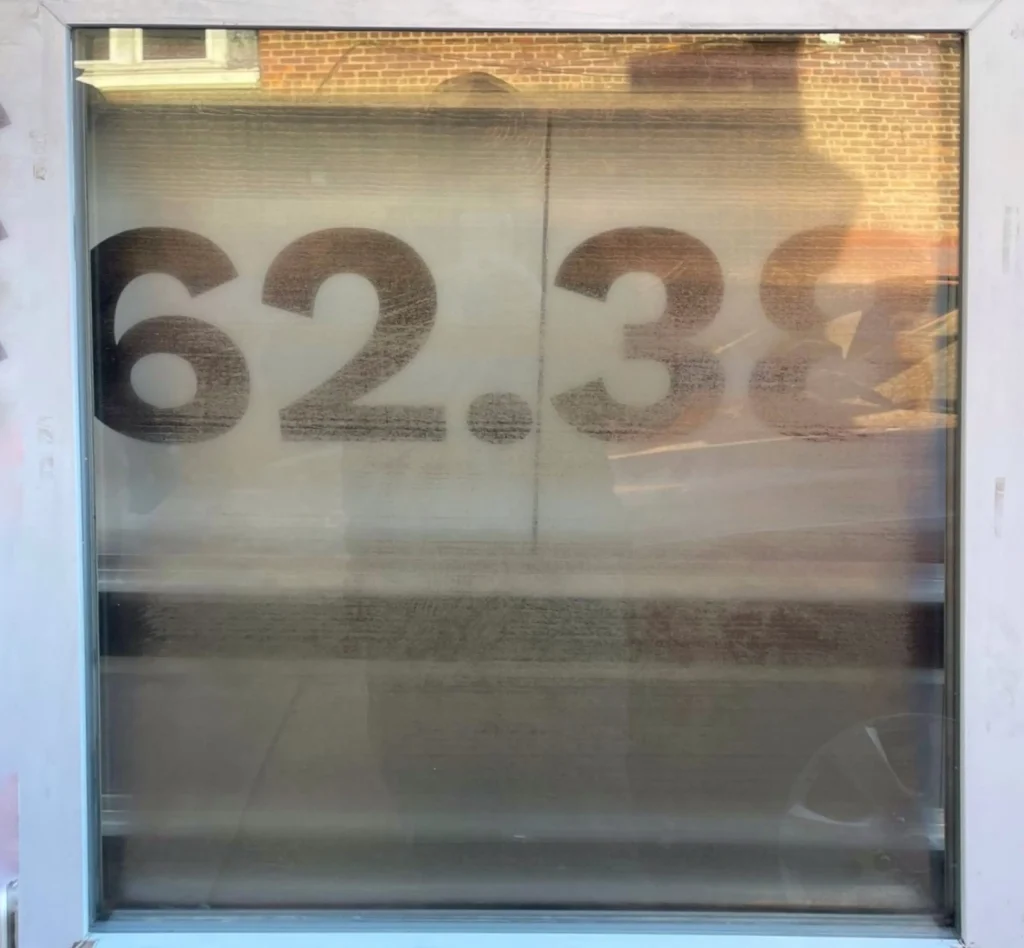 Before Window Glass Replacement