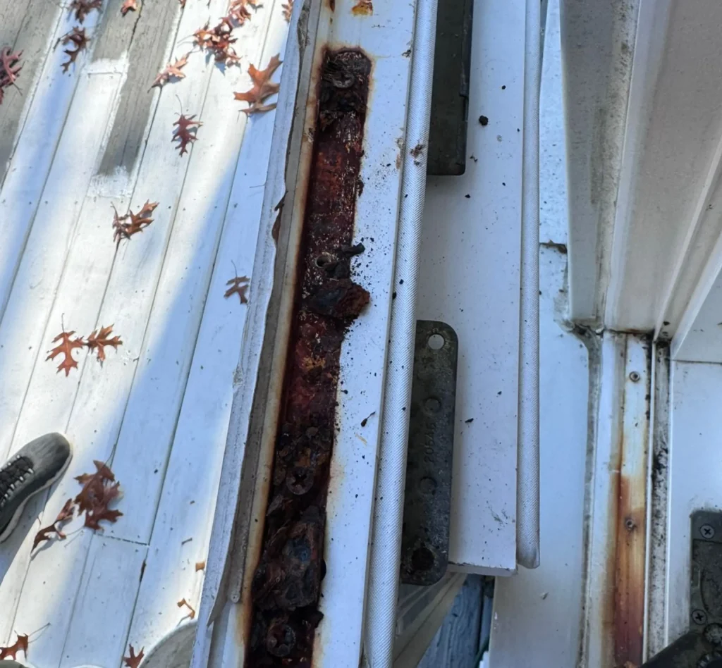 Before Window Glass Replacement