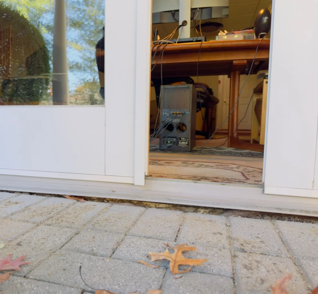 Before Window Glass Replacement