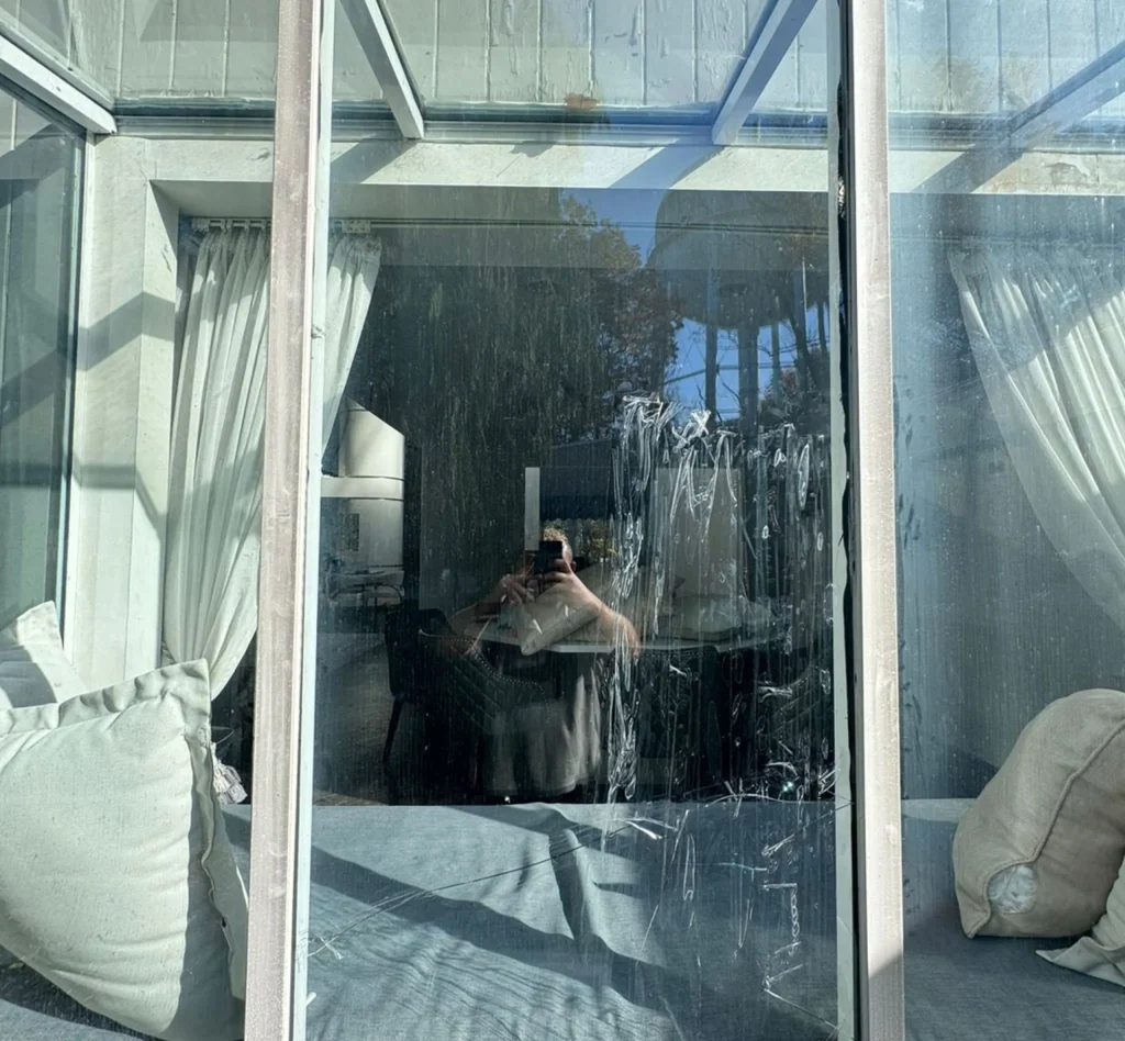 Before Window Glass Replacement