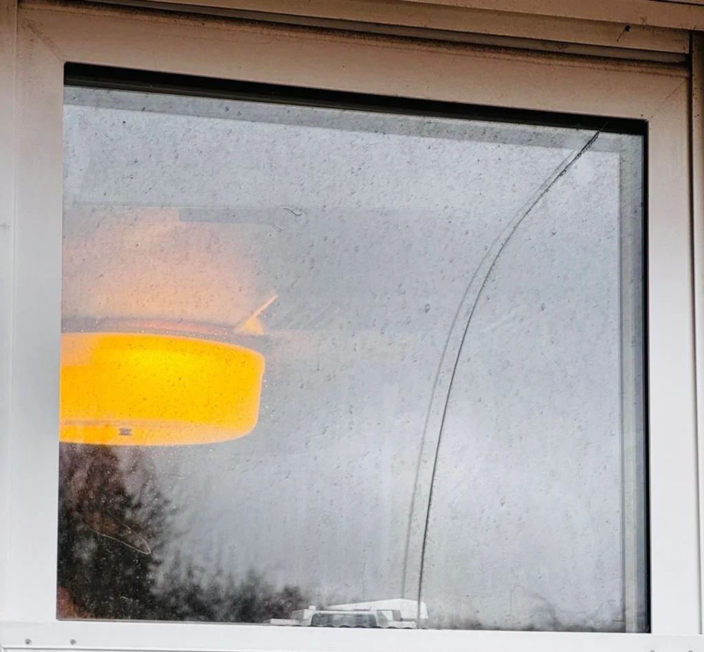 Before Window Glass Replacement