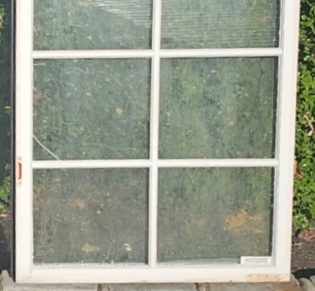 Before Window Glass Replacement