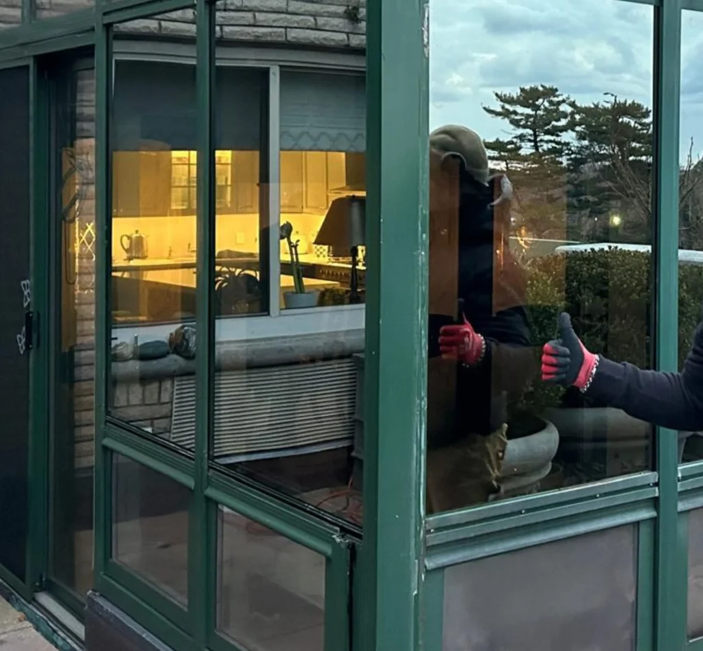 After Sunroom Glass Replacement