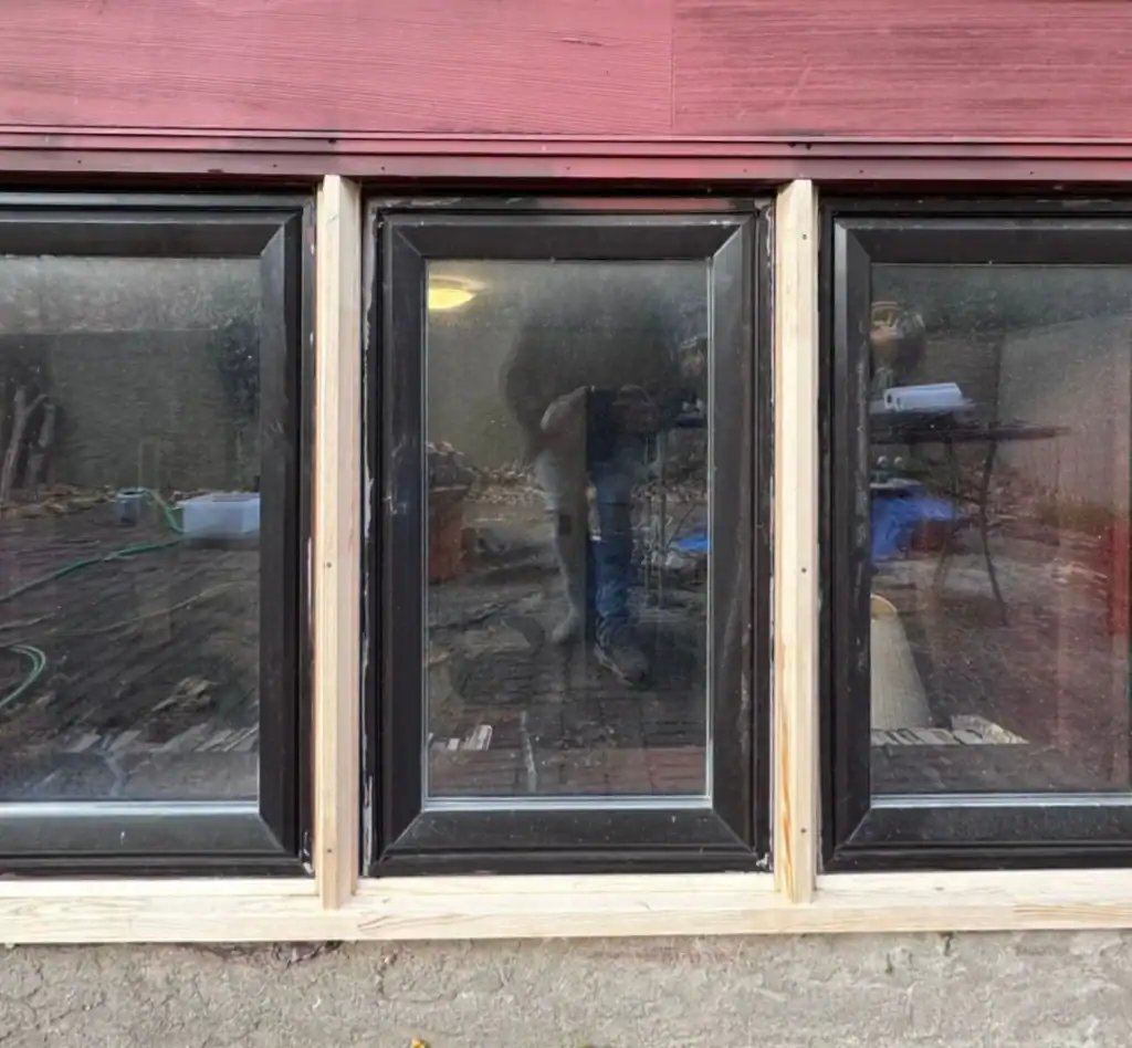 After Pella Window Frame Restoration