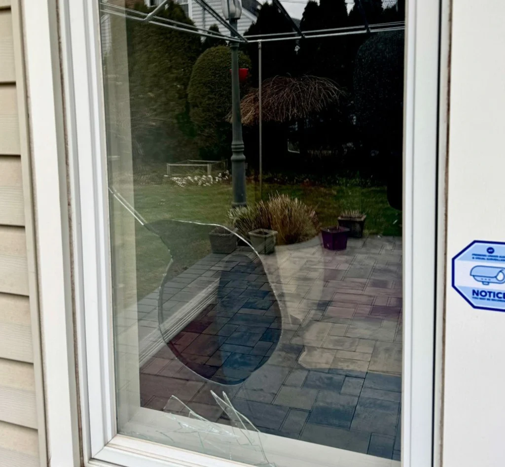 Before Window Glass Replacement