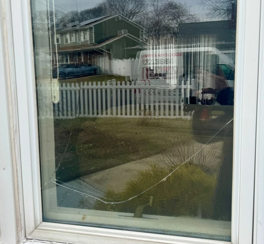 Before Window Glass Replacement