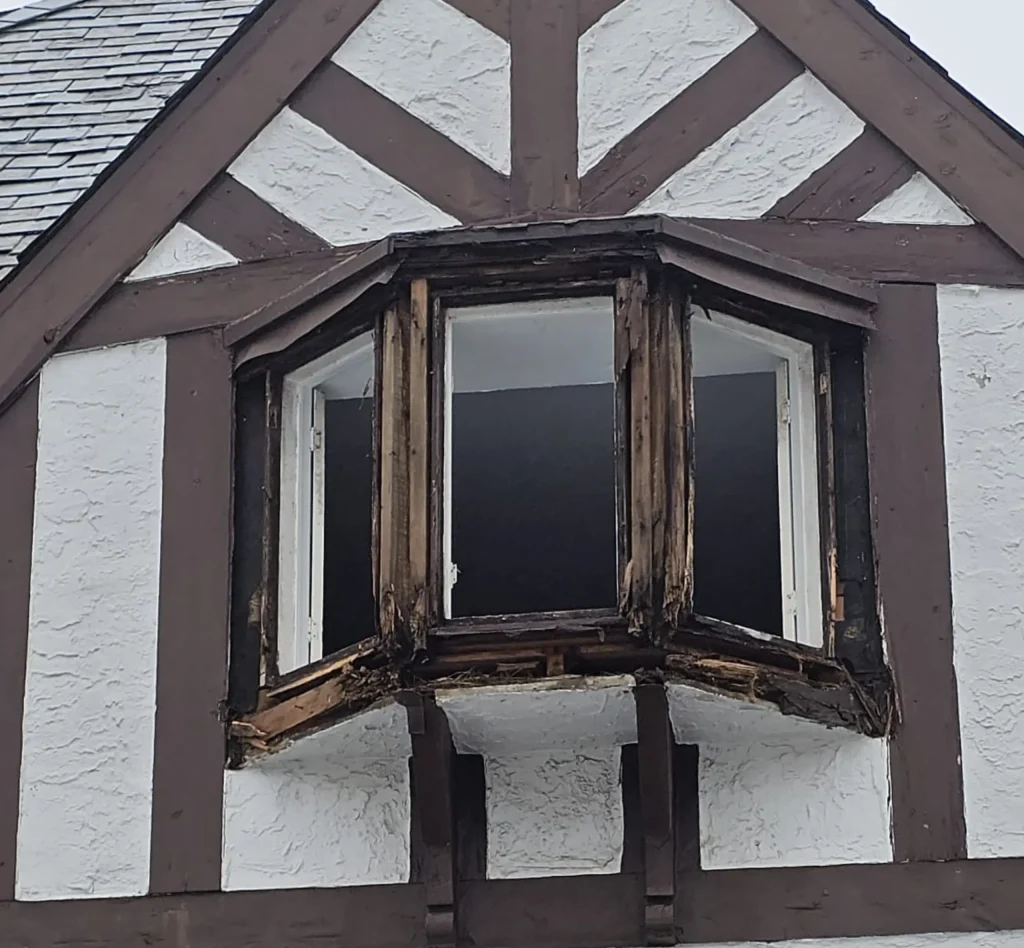 Before Wood Window Restoration