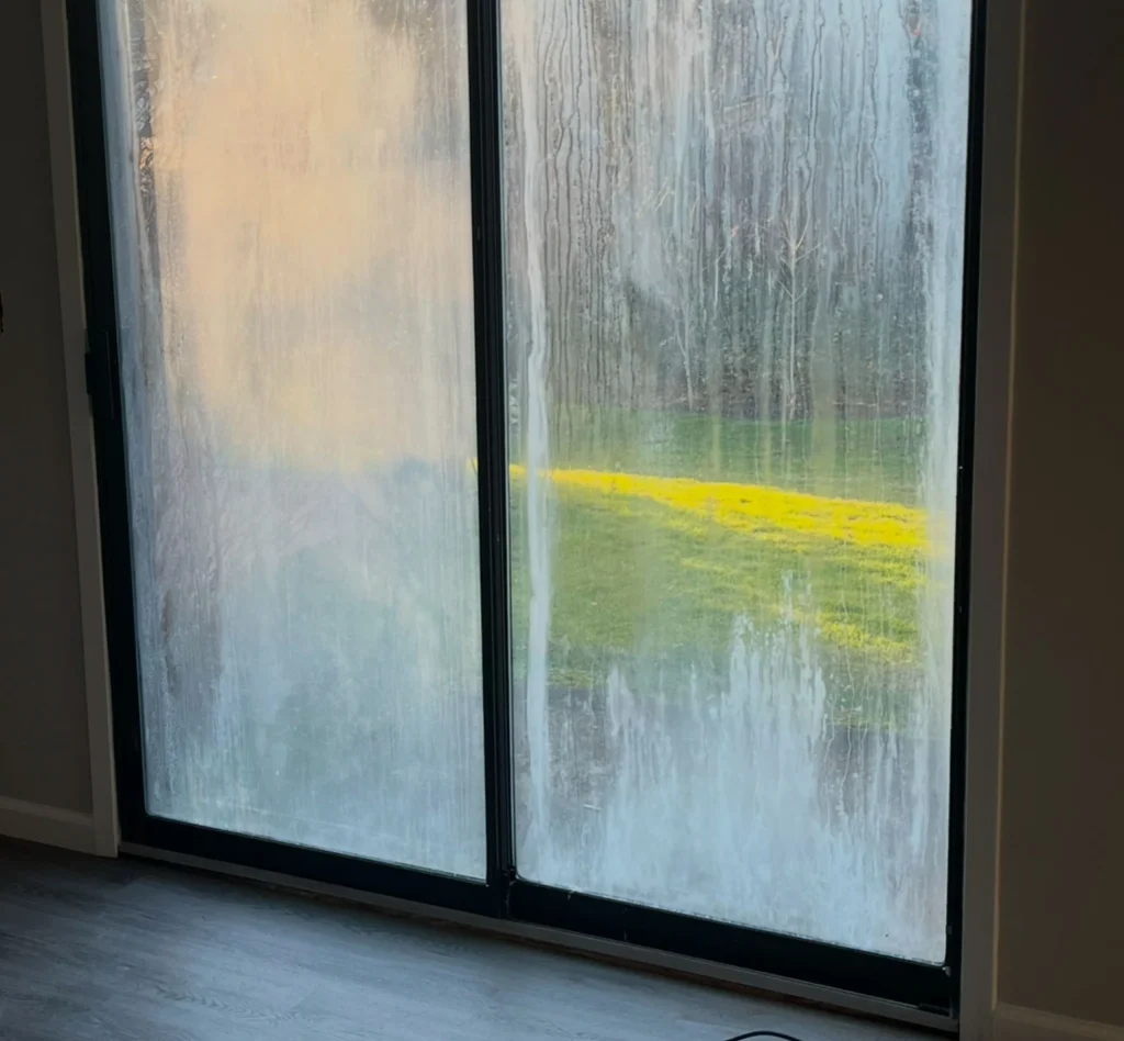 Before Pella Door Glass Replacement