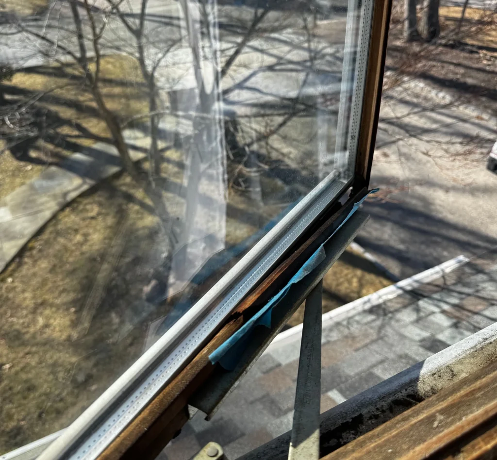 Before Pella Window Restoration