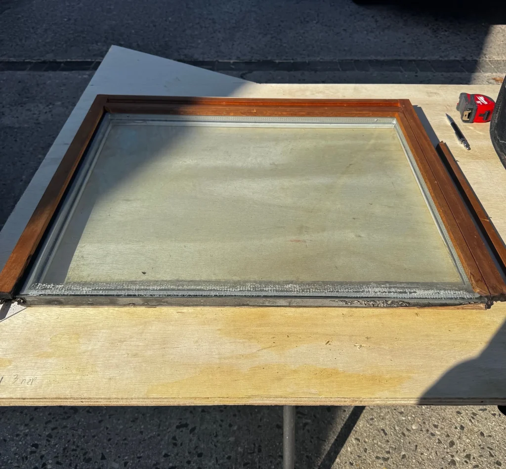 Before Wood Window Restoration