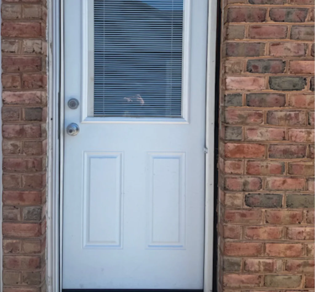 Before Storm Door Installation