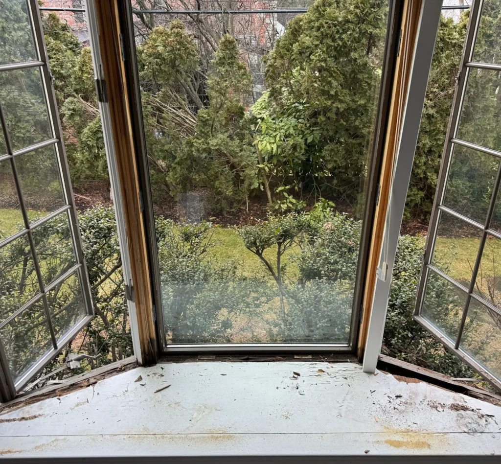 Before Andersen Wood Window Restoration