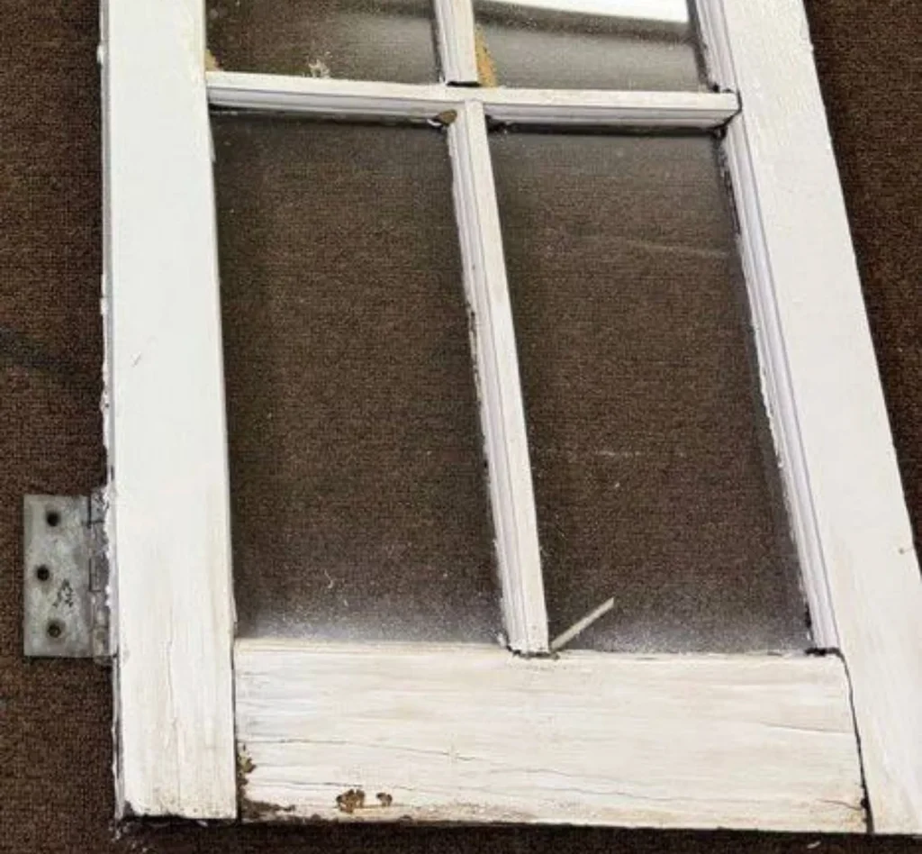 Before Wood Window Restoration