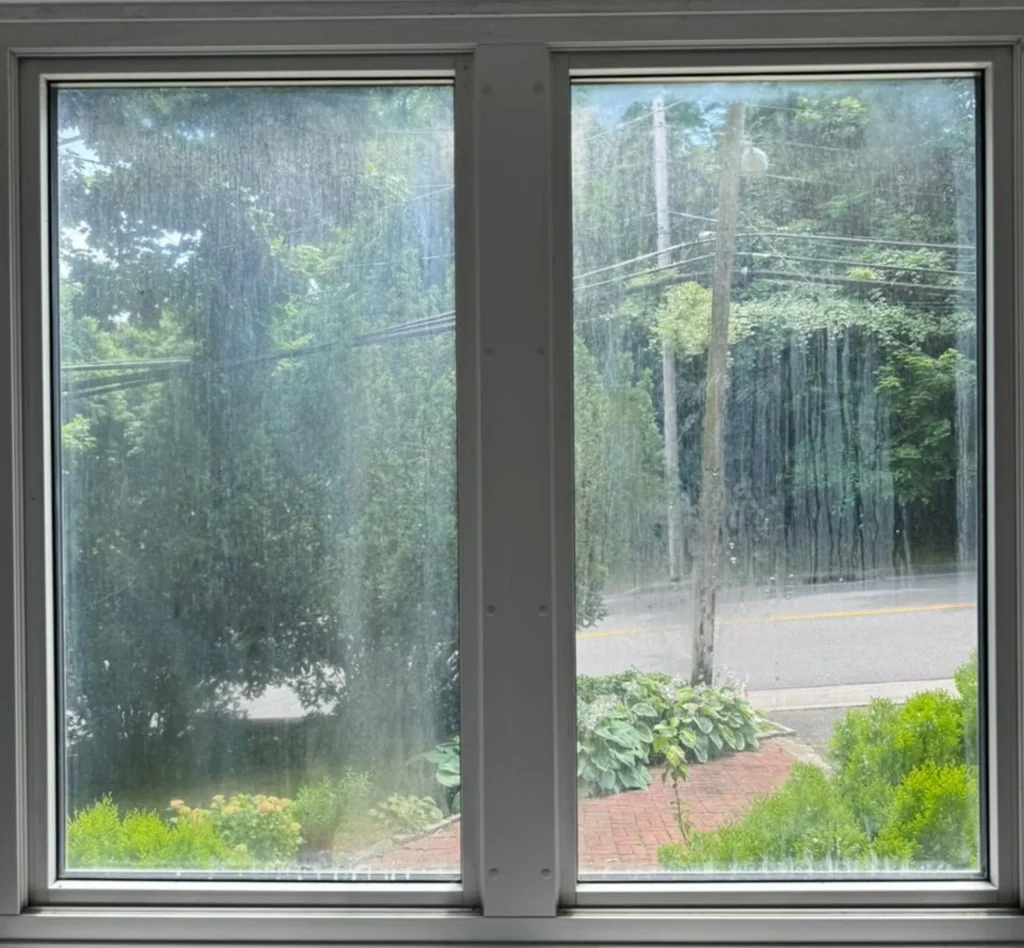 Before Foggy Window Glass Replacement