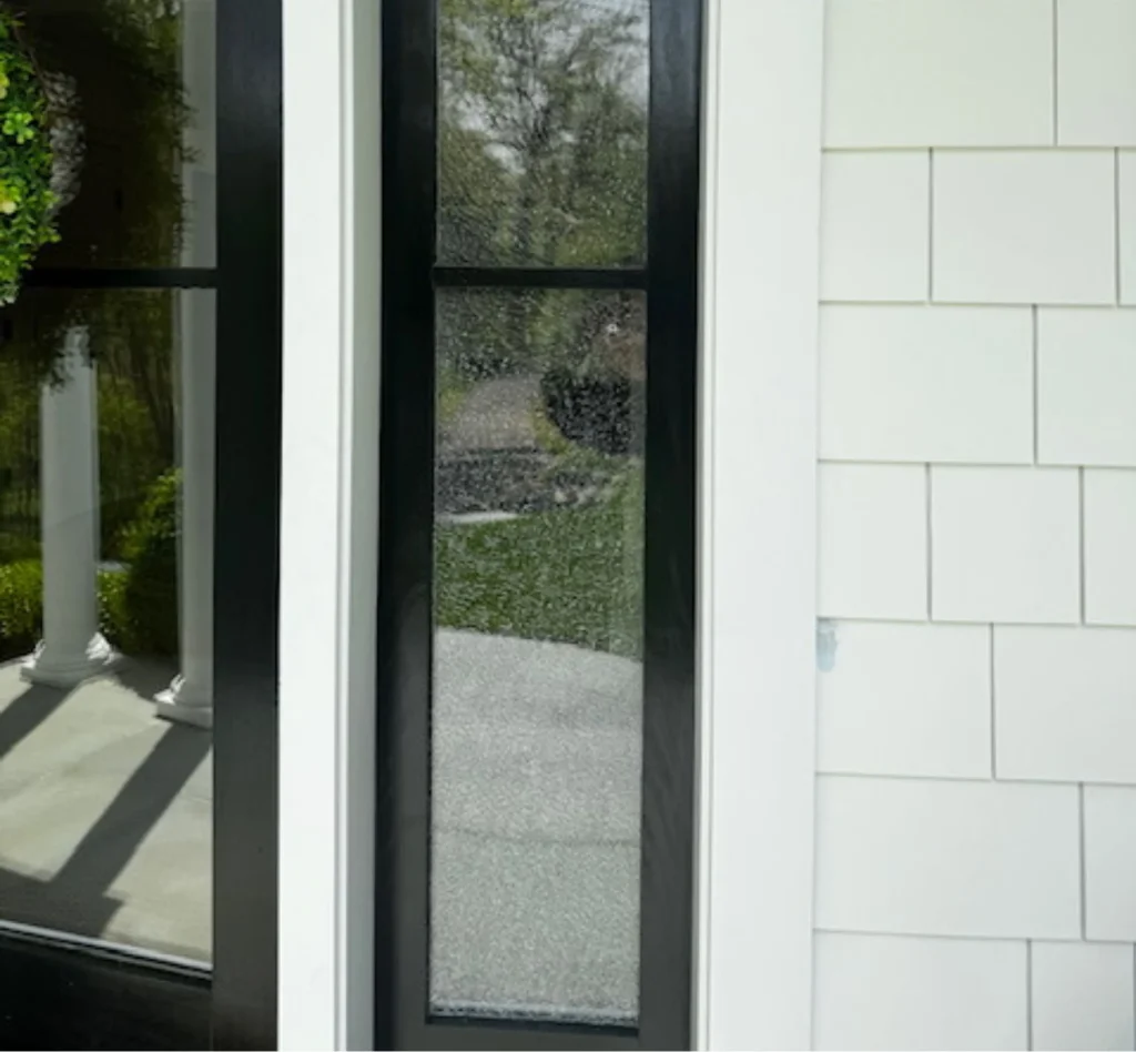 Before Side Light Door Glass Replacement