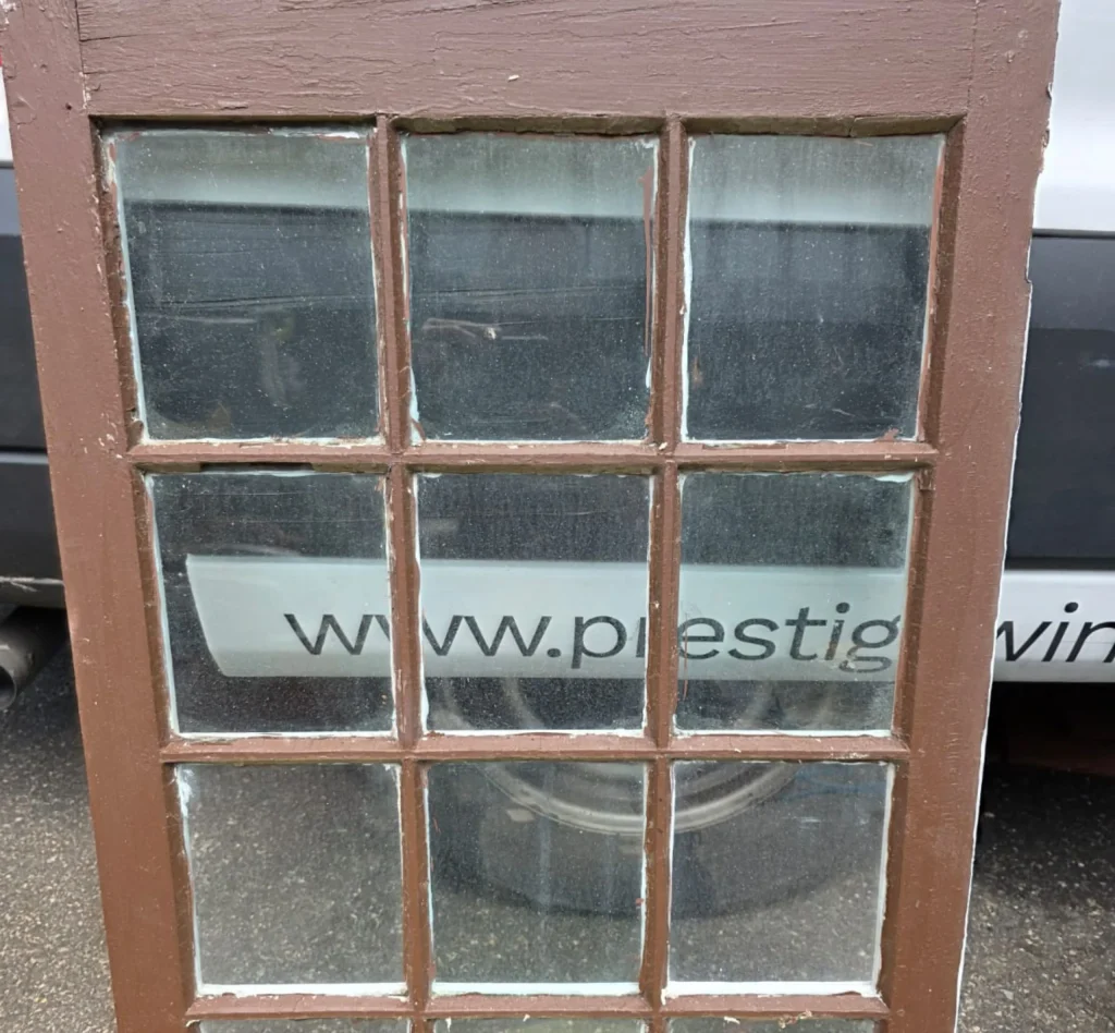 Before Wood Colonial Style Windows Remodeling in Central Islip, NY