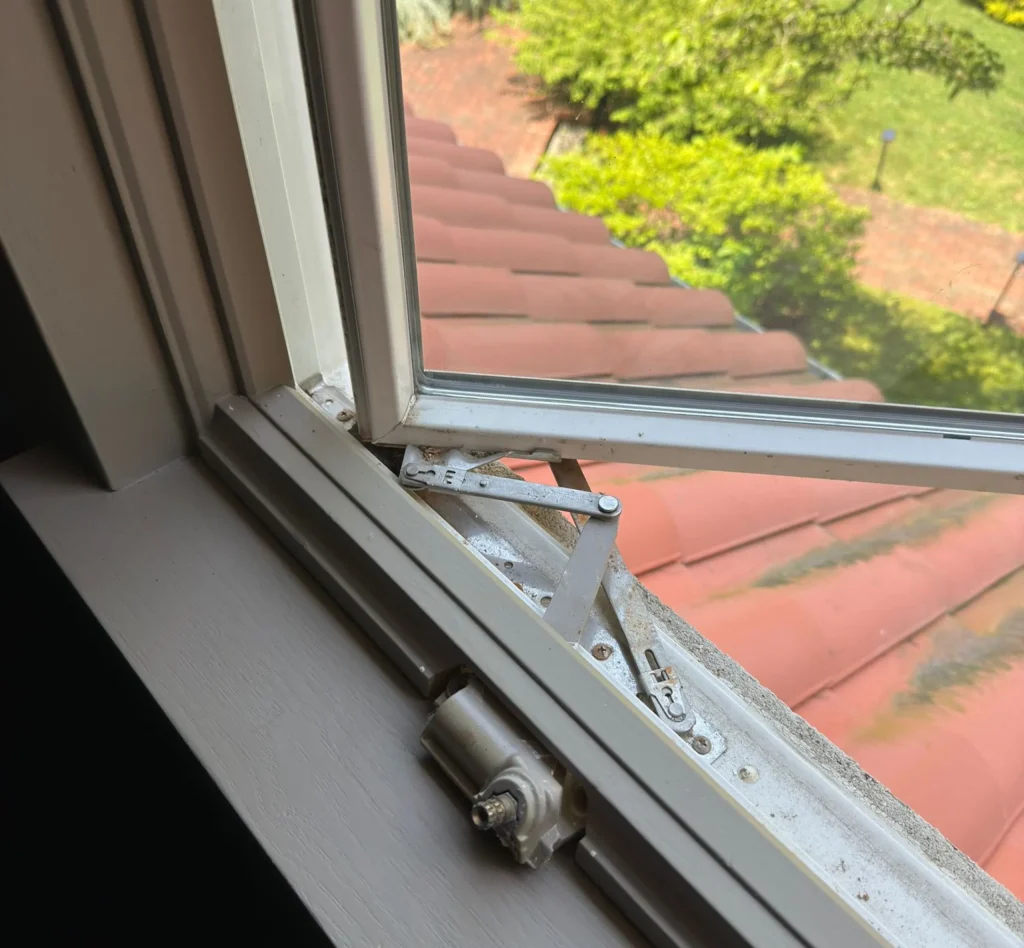 Before Andersen Hinges Repair in Point Lookout, NY