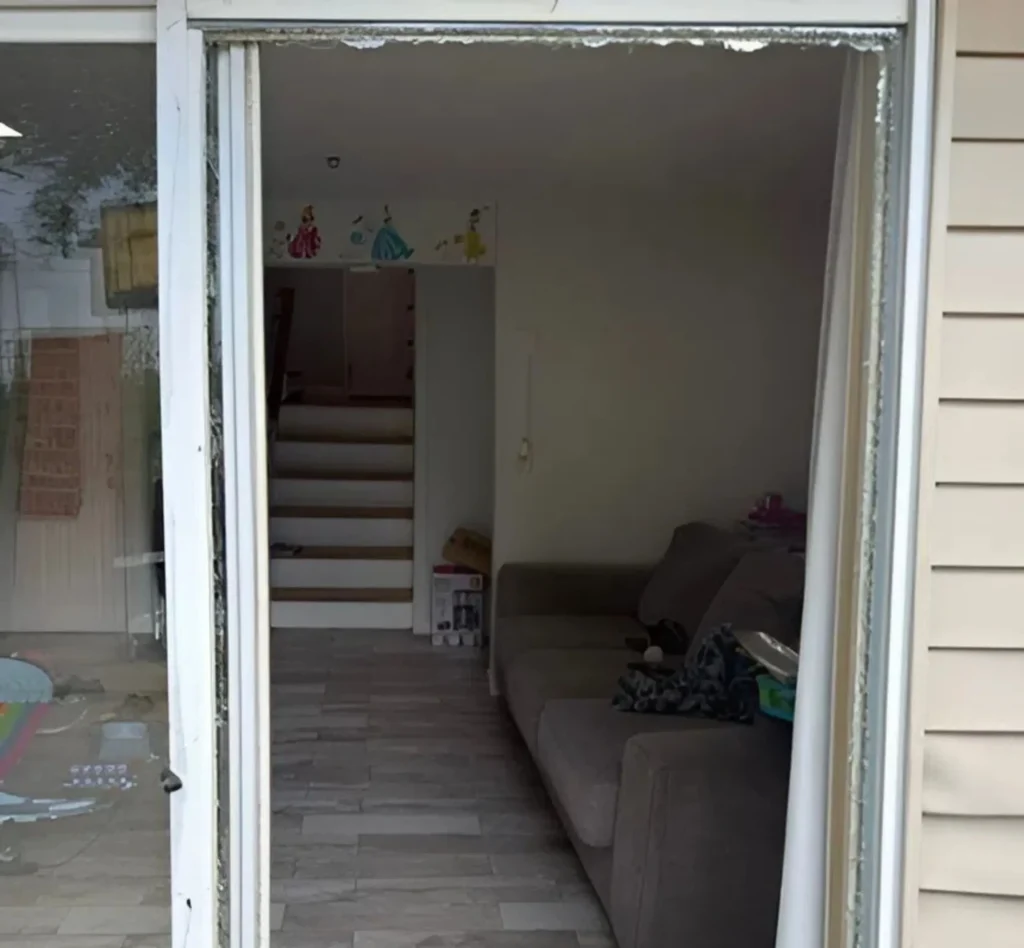 Before Window Glass Replacement in Holtsville, NY