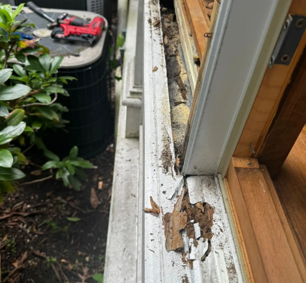 Before Pella Window Restoration in Pelham, NY