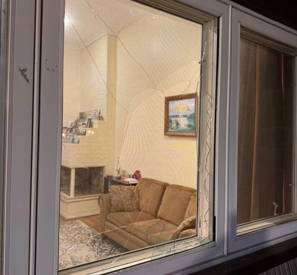 Before Emergency Window Glass Replacement in Patchogue, NY