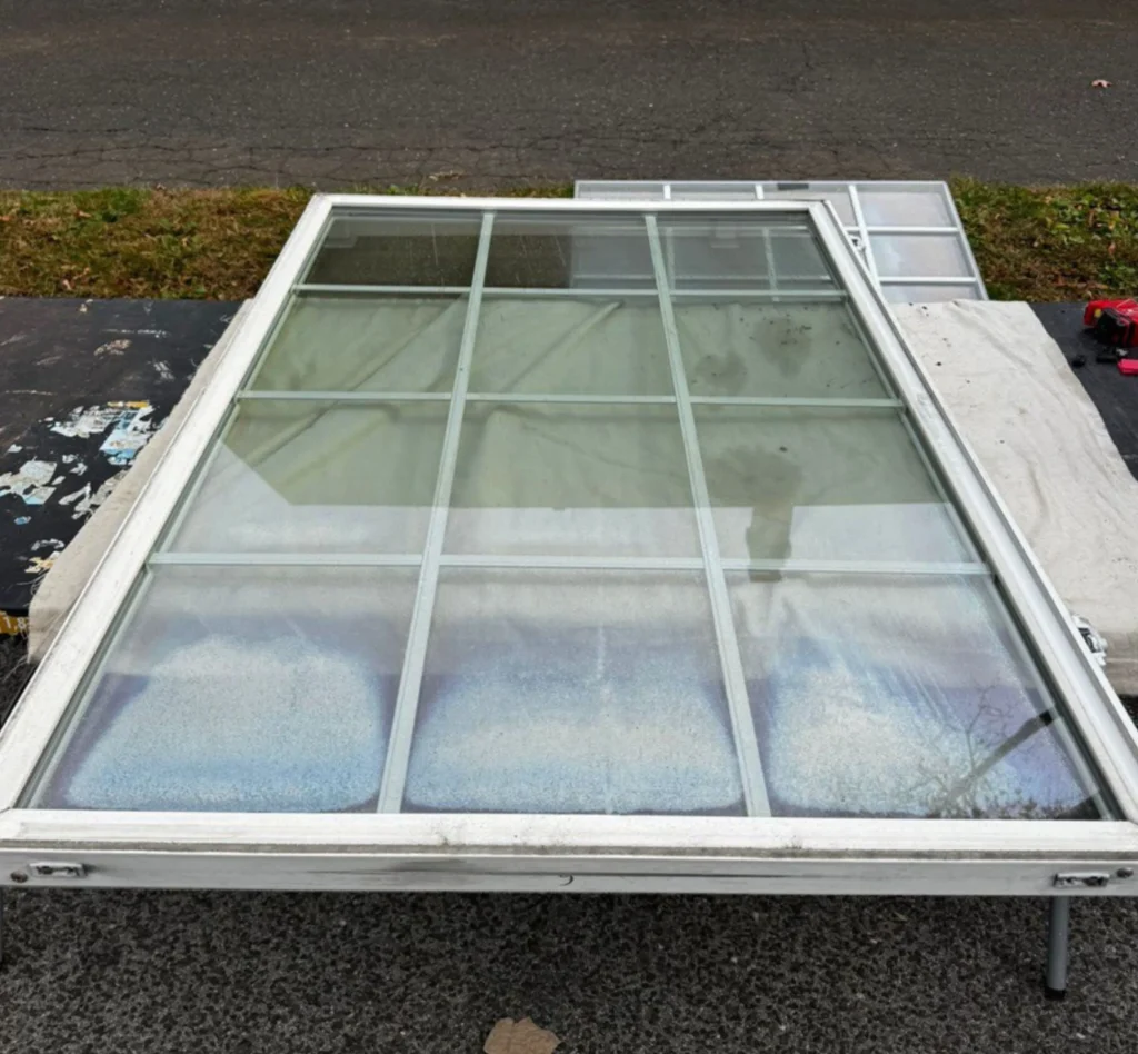 Before Foggy Window Glass Replacement in Sands Point, NY